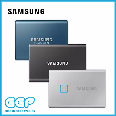 $170 • Buy Samsung T7 Touch T7 T5 Portable External Solid State Drive SSD 500GB 1TB 2TB