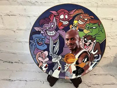 Space Jam Bugs Bunny Michael Jordan Limited Edition Collectors Plate  • $28