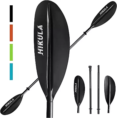 Kayak Paddles 4 Pieces Aluminum Shaft And PP Blade Floating 90.5Inch Lightweight • $49.99