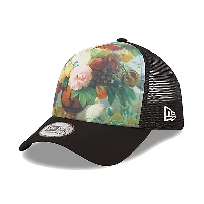 New Era Cap Men's Le Louvre Jan Frans Van Dael Flowers Snapback Trucker Hat • £35