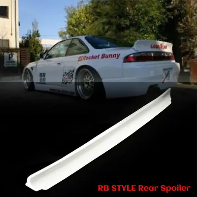 Rear Spoiler Trunk Lip Wing Aero Kit For Nissan Silvia 200SX 240SX S14 FRP Fiber • $278