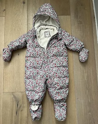 Baby GAP Snowsuit 6-12 Months Girl • £4.25