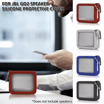 Silicone Soft Protective Case Cover For JBL GO2  Mini Bluetooth Speaker AU .t • $49.49