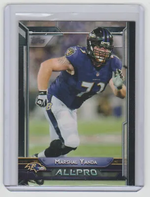 MARSHAL YANDA Ravens 2015 Topps Football #273 ONLY ROOKIE CARD SP RC Future HOF • $17.99