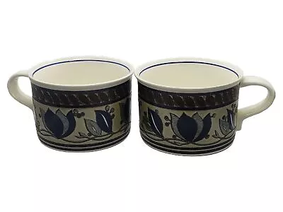 Mikasa  Intaglio  Arabella Cups Set Of Two Blue Flat Style Replacements • $9.99