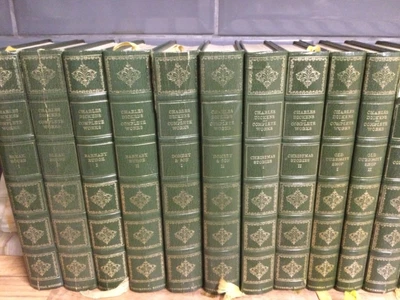 £60 • Buy Vintage 31 Volumes Charles Dickens Centennial Edition Complete Works Heron Books