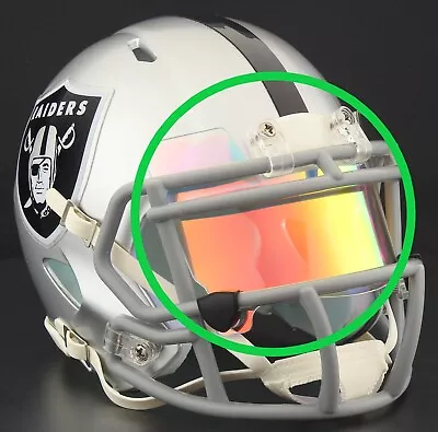 EYE SHIELD / VISOR  ONLY! For LAS VEGAS RAIDERS Mini Football Helmet • $12.99