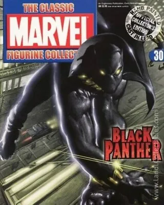 Classic Marvel Figurine Collection Eaglemoss 2007 Statue #30 Black Panther Mag O • $5.69