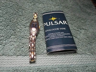 Vintage Pulsar V220-X017 Gold Silver Two Tone • $19.99
