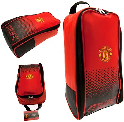 Manchester United F.c. Football Boot Bag School Gym Shin Pad Lfc Shoe Bootbag Fd • £13.95