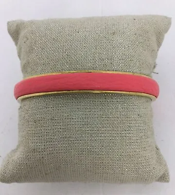 Marc By Marc Jacobs Pink Leather Inlay Cuff Bracelet  • $7