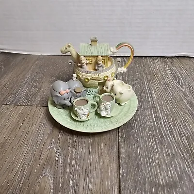 Precious Moments - Noah’s Ark Mini Tea Set - (1996) - 10 Piece Set  • $13.95