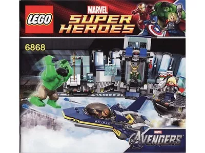 NEW INSTRUCTIONS ONLY LEGO HULK HELICARRIER BREAKOUT 6868 Book From Set • $15.37