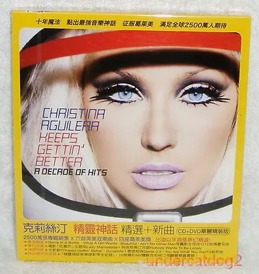 Christina Aguilera Keeps Gettin’ Better Taiwan Ltd CD+DVD W/BOX • $99.88