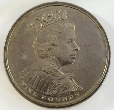2002 Queen Elizabeth III Silver £5 Coin • £3.50