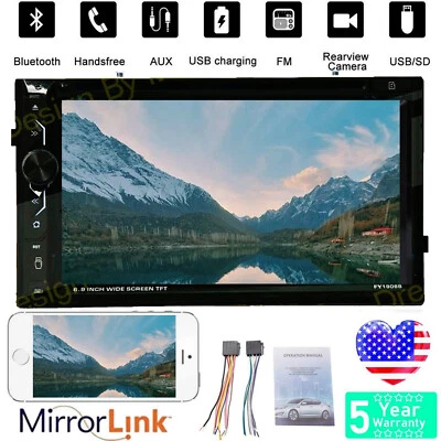 $102.99 • Buy 2Din Stereo Car CD DVD Bluetooth Radio MirrorLink-Gps FM For GMC Chevy Colorado