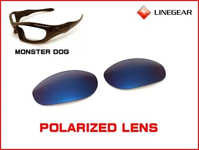 $56.50 • Buy LINEGEAR UV420 Polarized Lens Oakley Monster Dog - NB10 / Ice Irid[MD-NB10-POLA]
