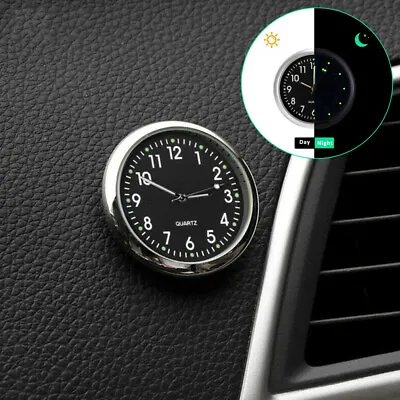 Pocket Mini Quartz Analog Watch Stick-On Clock Car Accessories For Car Bike Boat • $7.60