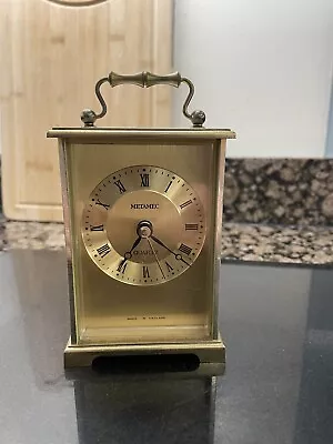 £19.95 • Buy Vintage METAMEC Mantel Carriage Clock Quarts Movement Made In England Working