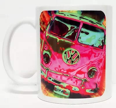 300ml Ceramic Coffee Mug - Trippy Kombi - Pink  • $21.20