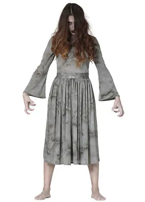 The Ring Fancy Dress Costume Halloween Horror Film Adult Womens Phantom Ghost • £22.99