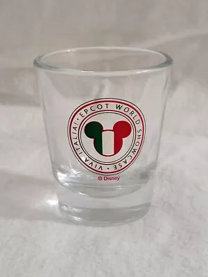 Disney Parks EPCOT World Showcase Italy Italia Italian Flag Mickey Shot Glass • $13.95