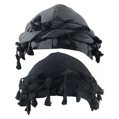 Turban Durag For Men Unisex Satin Silk Lined Elastic Turban Head Wrap Head Scarf • $12.22