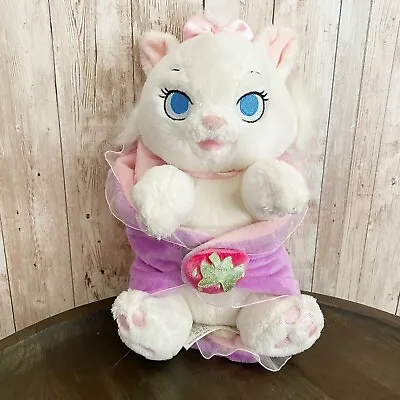 Disney Parks Babies Aristocats Marie Kitty Cat With Blanket Soft Plush Toy • $19.99