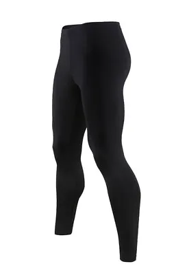 Mens Ultra Soft Fleece Lined Thermal Underwear Leggings Compression Pants • $14.99