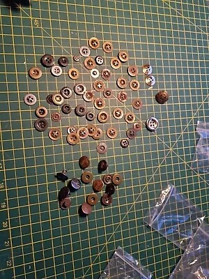 Vintage Metal Buttons - Jeans Military • £5