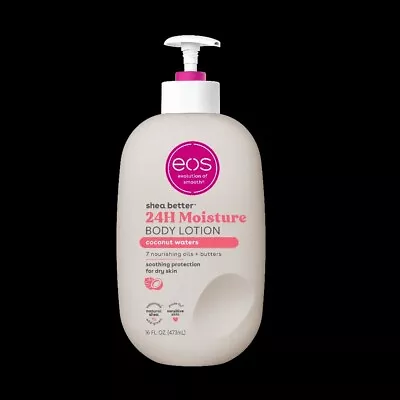 Eos Shea Better Body Lotion- Coconut Waters Soothes Dry Skin 16 Fl Oz • $12.55