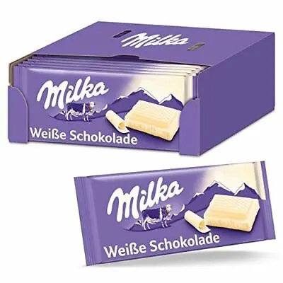 Milka White Chocolate Bar 3.5 Ounce (Pack Of 22) • $65