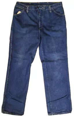 BULWARK FR Mens Blue Denim Fire Flame Resistant Work Jeans Size 40 X 32 • $26.99