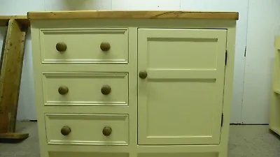 Freestanding Kitchen Base Drawer Cupboard Unit Hand Painted In Your Colour. • £1052