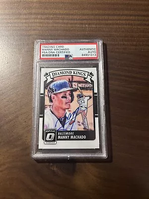 Manny Machado Autograph IP Auto PSA Certified Padres Orioles • $75