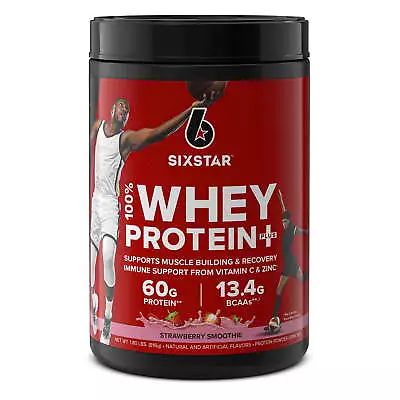 Six Star Pro Nutrition 100% Whey Protein Powder Plus 30g Protein Strawberry • $19.76