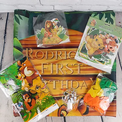 The Lion King Birthday Party Supply Decoration Set Balloons Toppers Banners • $29.97