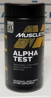 MuscleTech AlphaTest Testosterone Booster Tribulus Terrestris & Boron 120... • $21.99