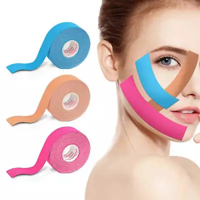 2.5CM*5M Kinesiology Tape For Face V Line Neck Eyes Lifting Wrinkle Remover • £5.99