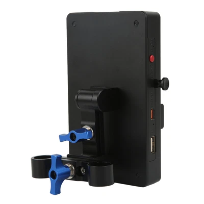 $77.46 • Buy Camera V Mount Battery Plate Power Supply DC 8V 12V 15V USB Charging Type C