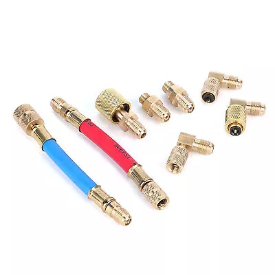 Car 8pcs/Set Air Conditioning Refrigeration R-12A/C Connector Adapter Hoses • $18.13