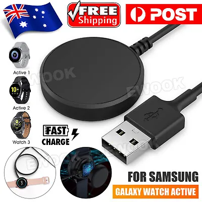 USB Charger Dock Cradle Cable For Samsung Galaxy Watch Active 1/2/3/4 40/41/44mm • $7.95