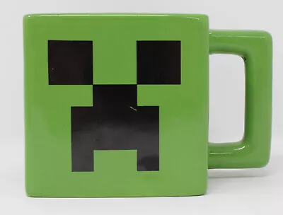 Minecraft Creeper Face Green 8 Oz. Mug Ceramic Cup Mojang Jinx • $4.95