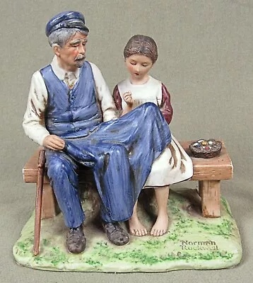 1979 Norman Rockwell “The Lighthouse Keepers Daughter   Porcelain Figurine • $14.95