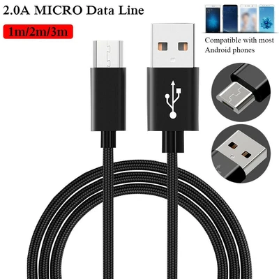 $10.39 • Buy Braided USB Charger Cable For PLAYSTATION PS4 Dualshock 4 Wireless Controller