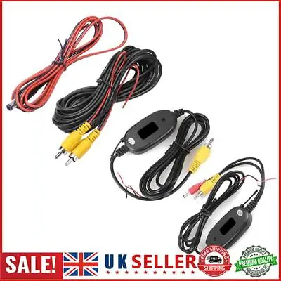 20ft RCA Video Cable Wireless Video Transmitter Receiver For Car Parking Camera  • £5.09