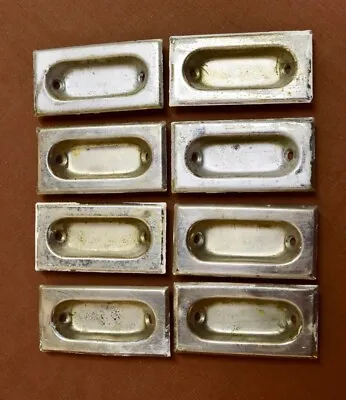 Lot Of 8 Vintage Solid Plated Steel Sash Lifts For Wooden Windows 1930's • $25