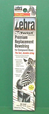 New Mathews Archery Zebra ZS Twist Bowstring For 29.5  & 30  Draw SQ2 - 85 5/8  • $32.95