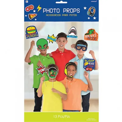 Epic Party Birthday Party Photo Prop Kit Favours Supplies Game Gamer • $12.95