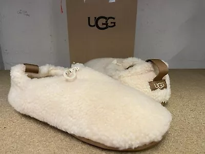 UGG Women Plushy Slippers Chestnut White Insulated UK6 | US8 | EU39 • £59.99